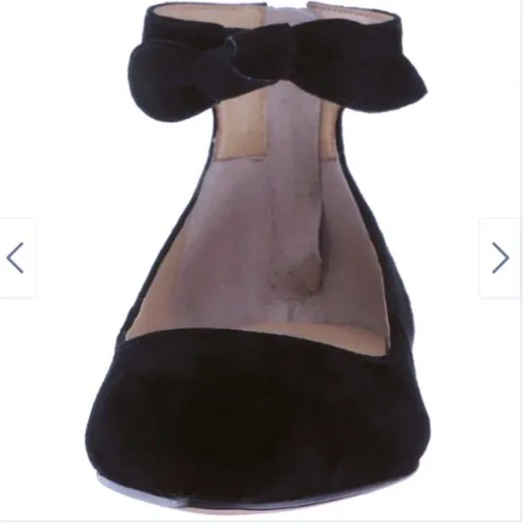 NWT Ivanka Trump Tramory Suede Pointed Toe Flats - Picture 3 of 11